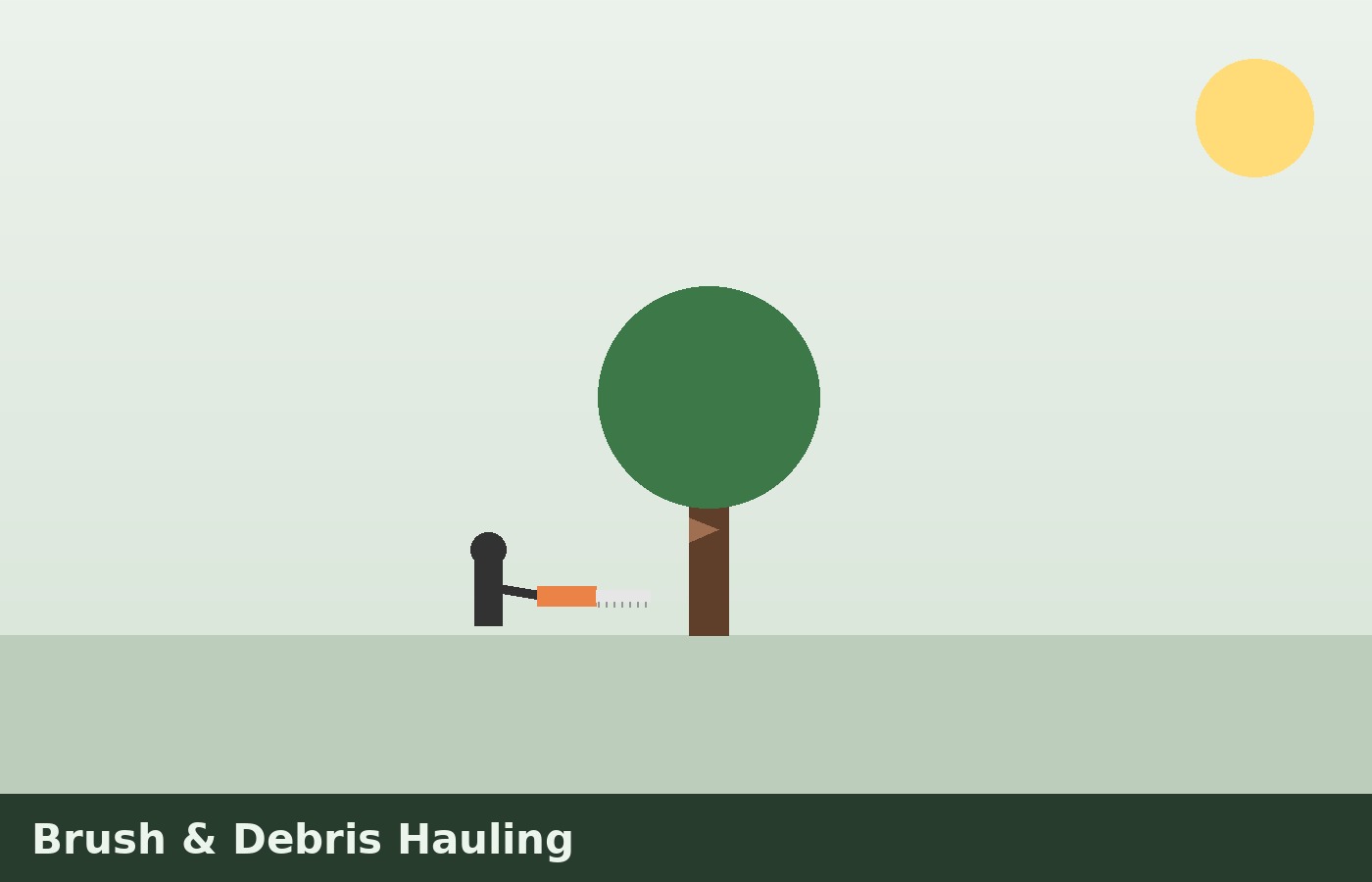 Brush & Debris Hauling illustration