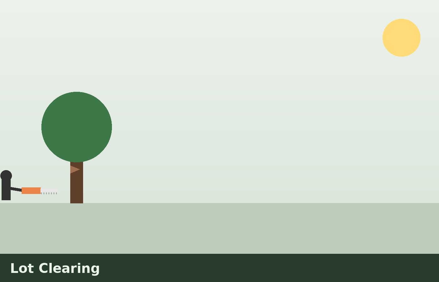 Lot Clearing illustration